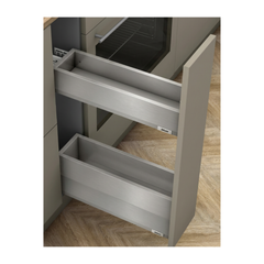 Bộ ray hộp Blum SPACE TWIN MERIVOBOX R1-R3 màu xám nhạt 470M50B0STW 4875077