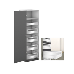 Tủ đồ khô 1 cánh Blum SPACE TOWER MERIVOBOX màu trắng 470M50B0SST 2365816