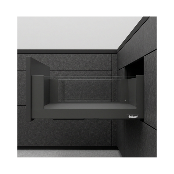 Ray hộp âm Blum LEGRABOX free chiều cao C, màu xám đậm 780C5002SFA-01 1303508