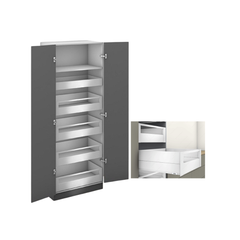Tủ đồ khô 2 cánh Blum SPACE TOWER MERIVOBOX, màu trắng 470M50B0SST 6403810