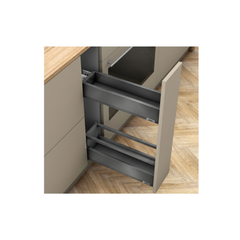 Bộ ray hộp Blum SPACE TWIN MERIVOBOX R1-R2 màu xám đậm 470M50B0STW 1165257