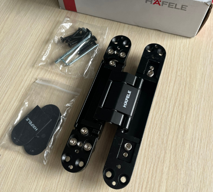 Bản lề âm Hafele ≤80kg/2cái màu đen 927.03.023