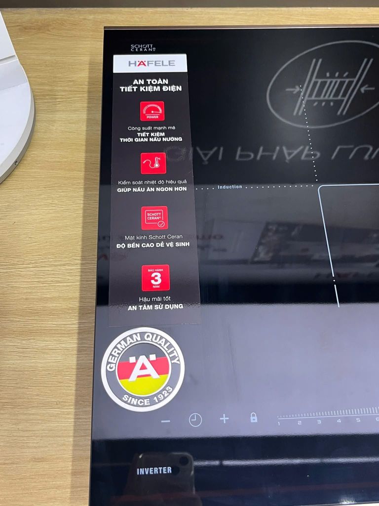 Bếp từ Hafele 2 vùng nấu HC-I73242B 536.61.857