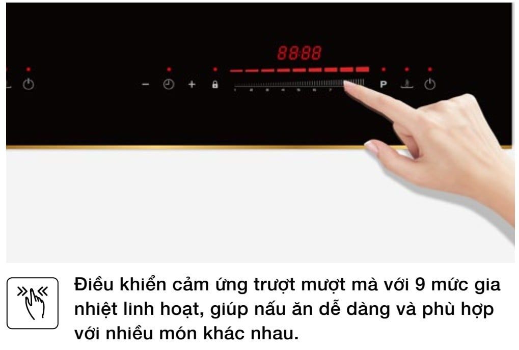 Bếp từ Hafele 2 vùng nấu HC-I73242B 536.61.857