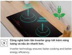 Bếp từ Hafele 2 vùng nấu HC-I73242B 536.61.857