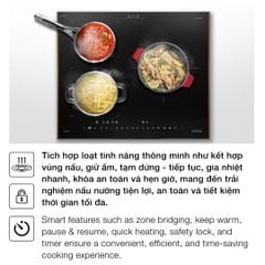 Bếp từ Hafele 3 vùng nấu HC-I60371B 536.61.718