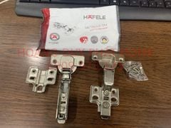 Bản lề giảm chấn DIY Hafele – Lọt lòng - Đế lắp nhấn 493.03.023