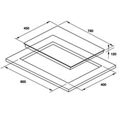 Bếp gas 2 vùng nấu Hafele HC-G782B 538.66.507