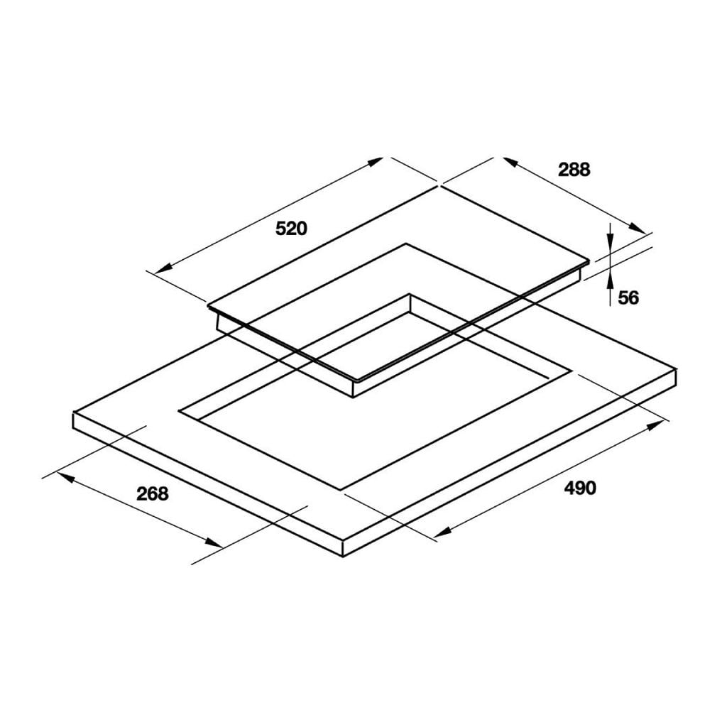 Bếp từ Domino Hafele HC-I3021KB 536.61.931
