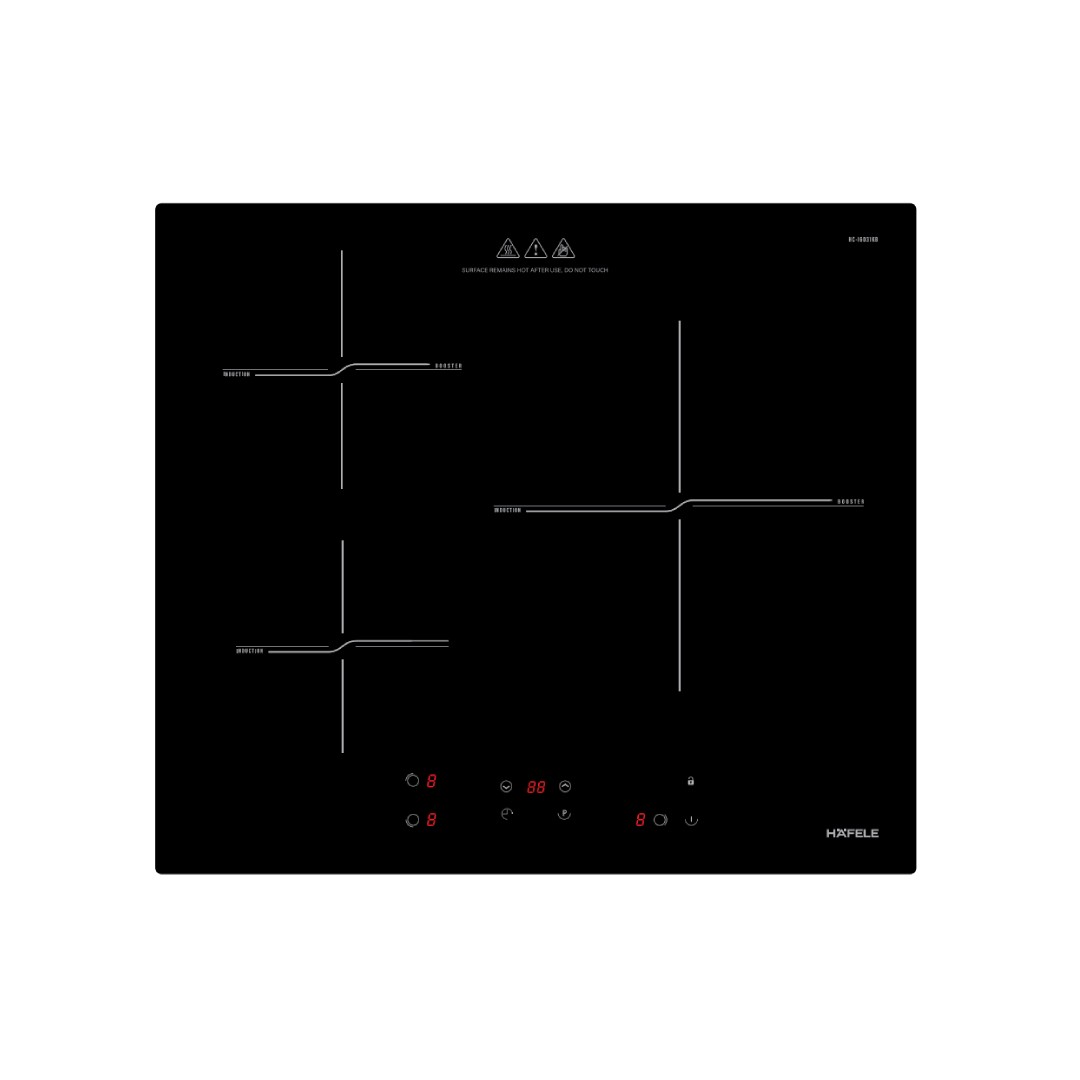 Bếp từ Hafele 3 vùng nấu HC-I6031KB 536.61.912