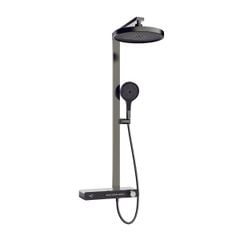 Bộ sen cây Hafele Hydropower Thermo - màu Titan 589.34.924