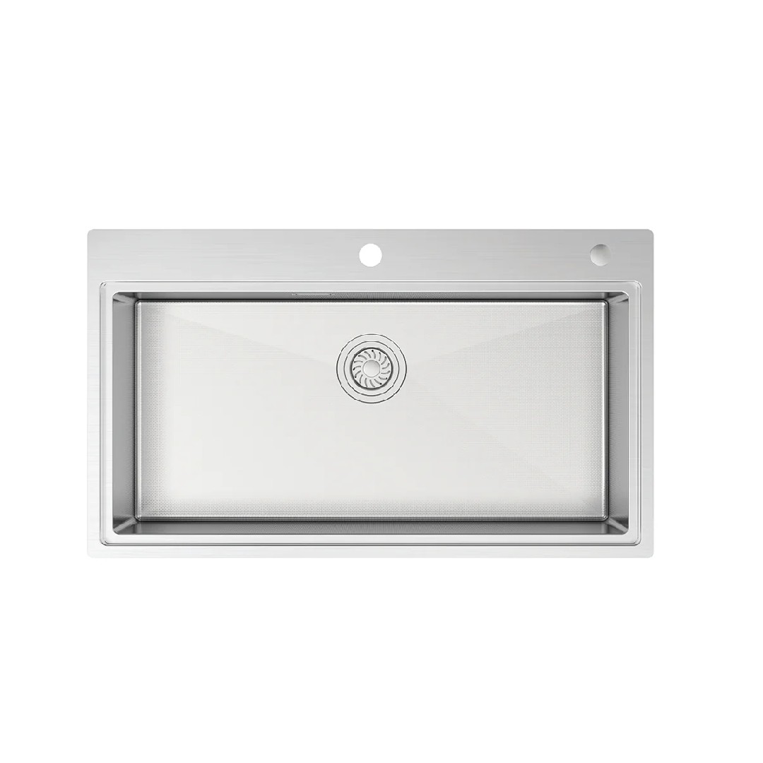 Chậu Inox Hafele 860mm HS24-SSN1S-8650 567.20.637