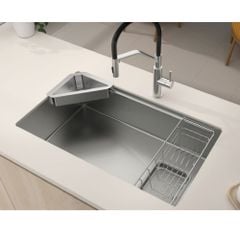 Chậu inox Hafele 760mm HS26-SSN1S-7644 567.24.400