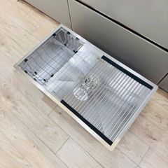 Chậu Inox Hafele 760mm HS24-SSN1S-7644 567.24.467