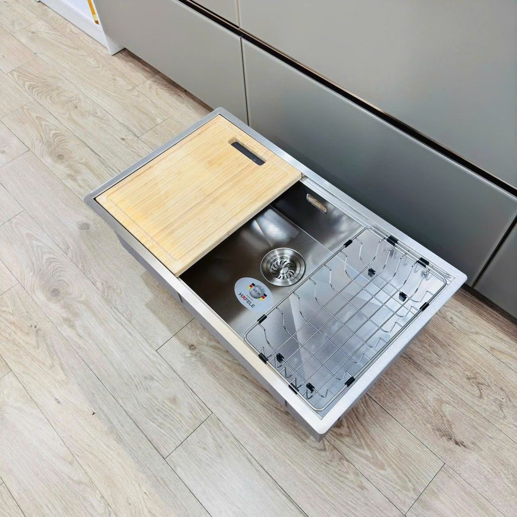 Chậu Inox Hafele 760mm HS24-SSN1S-7644 567.24.467