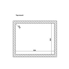 Chậu inox Hafele 540mm HS21-SSN1S60P 567.94.070