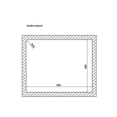 Chậu inox Hafele 540mm HS21-SSN1S60P 567.94.070