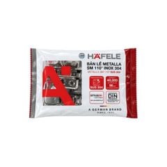 Bản lề Inox 304 giảm chấn Hafele - cong vừa (B) 493.01.007