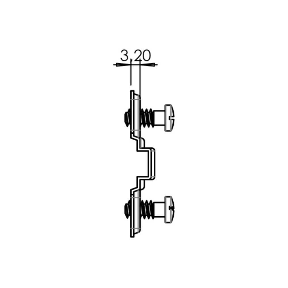 Đế bản lề Hafele 4 lỗ vít 334.90.006