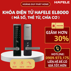 Khóa điện tử Hafele EL8000-TC Màu xám đen 912.05.359
