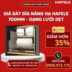Giá bát nâng hạ Hafele dạng lưới dẹt 700mm 504.76.020