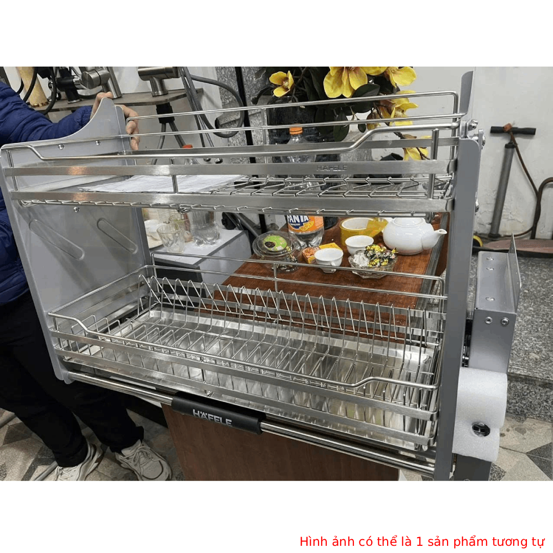 Giá bát nâng hạ Hafele dạng lưới tròn 700mm 504.76.010