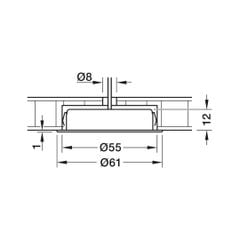 Đèn LED Hafele 3112 24V/3.0W 3000K/2m/Bạc 833.75.446