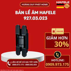 Bản lề âm Hafele ≤80kg/2cái màu đen 927.03.023