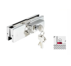 Kẹp khóa sàn Hafele màu Inox bóng 981.00.660