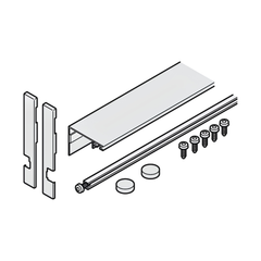 Khe giấu 1 cánh: Bộ thanh liên kết phía trên, rộng 55 mm, dài 560 mm 408.30.464