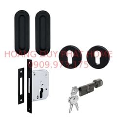 Khoá cửa lùa Hafele màu đen