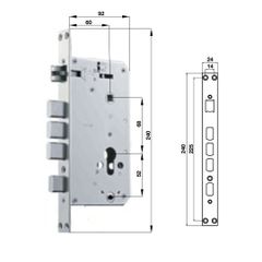 Khoá điện tử Hafele AL2401 màu đen (wifi version) 912.20.652