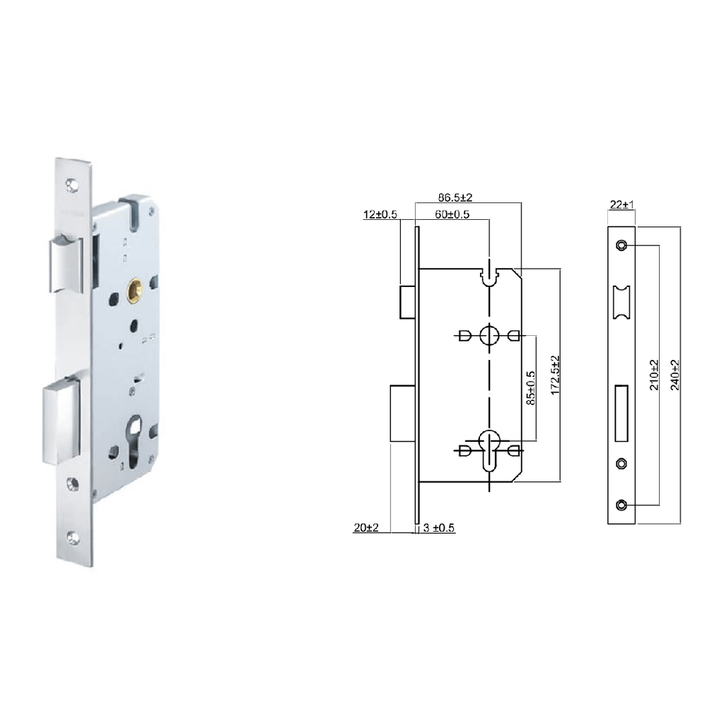 Khoá điện tử Hafele AL2501B 499.21.232