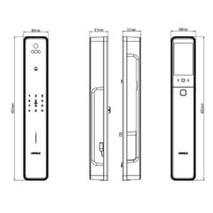 Khoá điện tử Hafele INFINITY - PP2502W 499.21.223