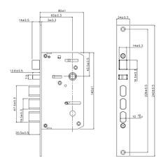 Khoá điện tử Hafele ZENITH - ML2501W 499.21.225