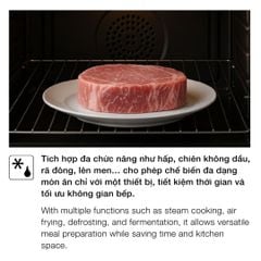 Lò nướng âm tủ Hafele 81 lít HC-O812B 538.01.284