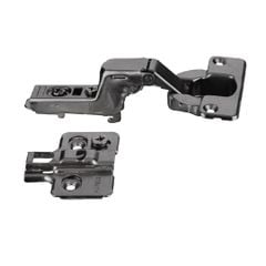 Bản lề Lắp lọt lòng, dùng cho Hafele Slido F-Park71 16B / 25B, độ dày cánh cửa 16-25mm, màu đen 408.00.405