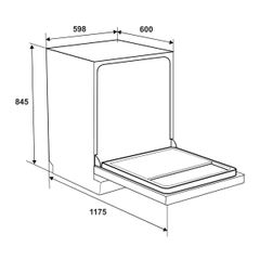 [MT] Máy rửa chén độc lập Hafele HDW-F602TS 535.29.551