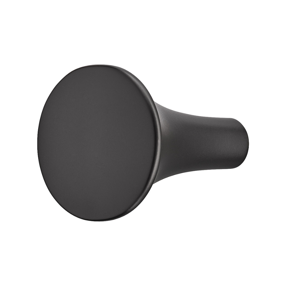Núm tay nắm tủ Hafele H2525 màu đen mờ 26x31 mm 106.71.130