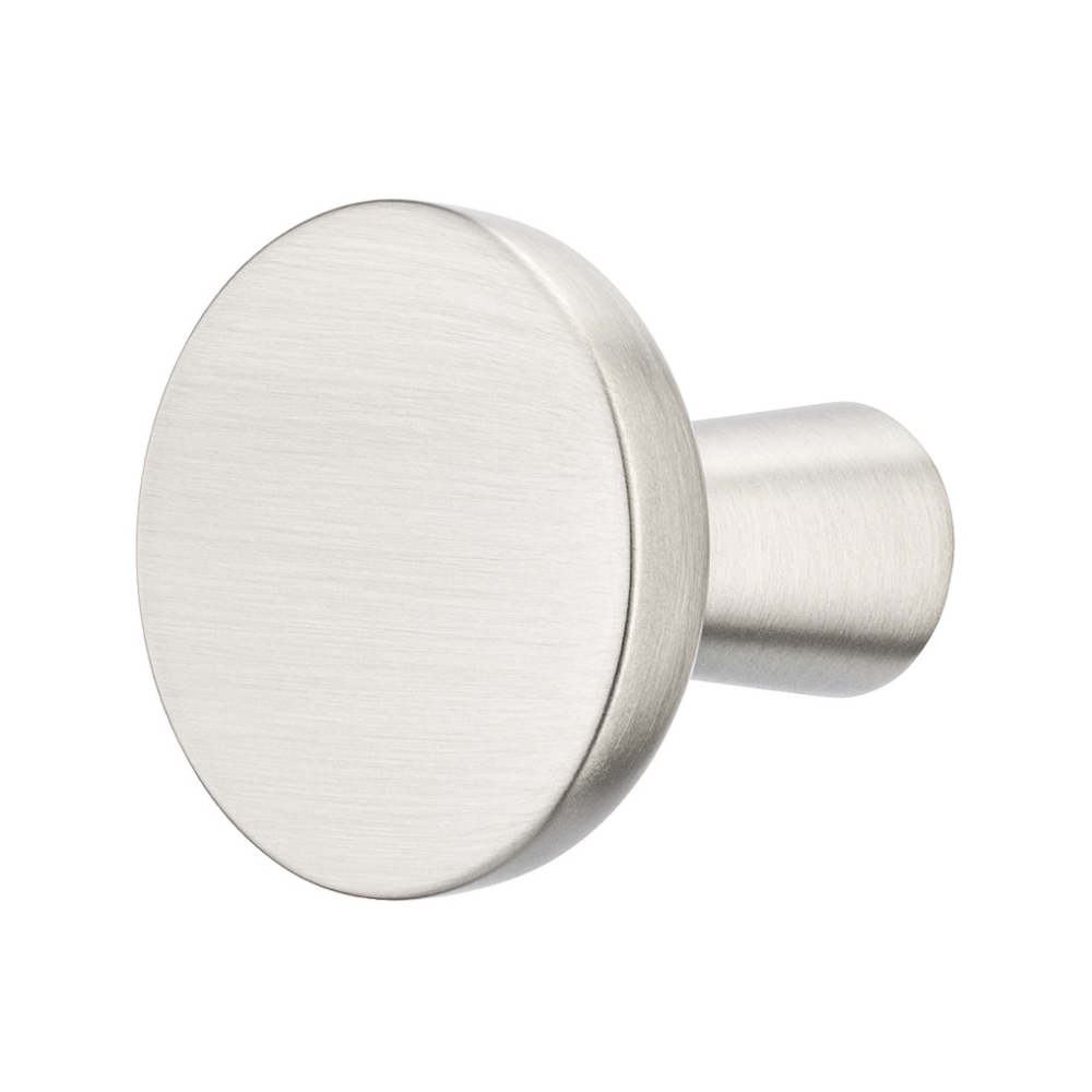 Núm tay nắm tủ Hafele H2570 màu niken mờ 31.5x31.5 mm 106.71.371