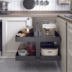 Rổ góc liên hoàn Hafele Utensio 900mm 545.14.339