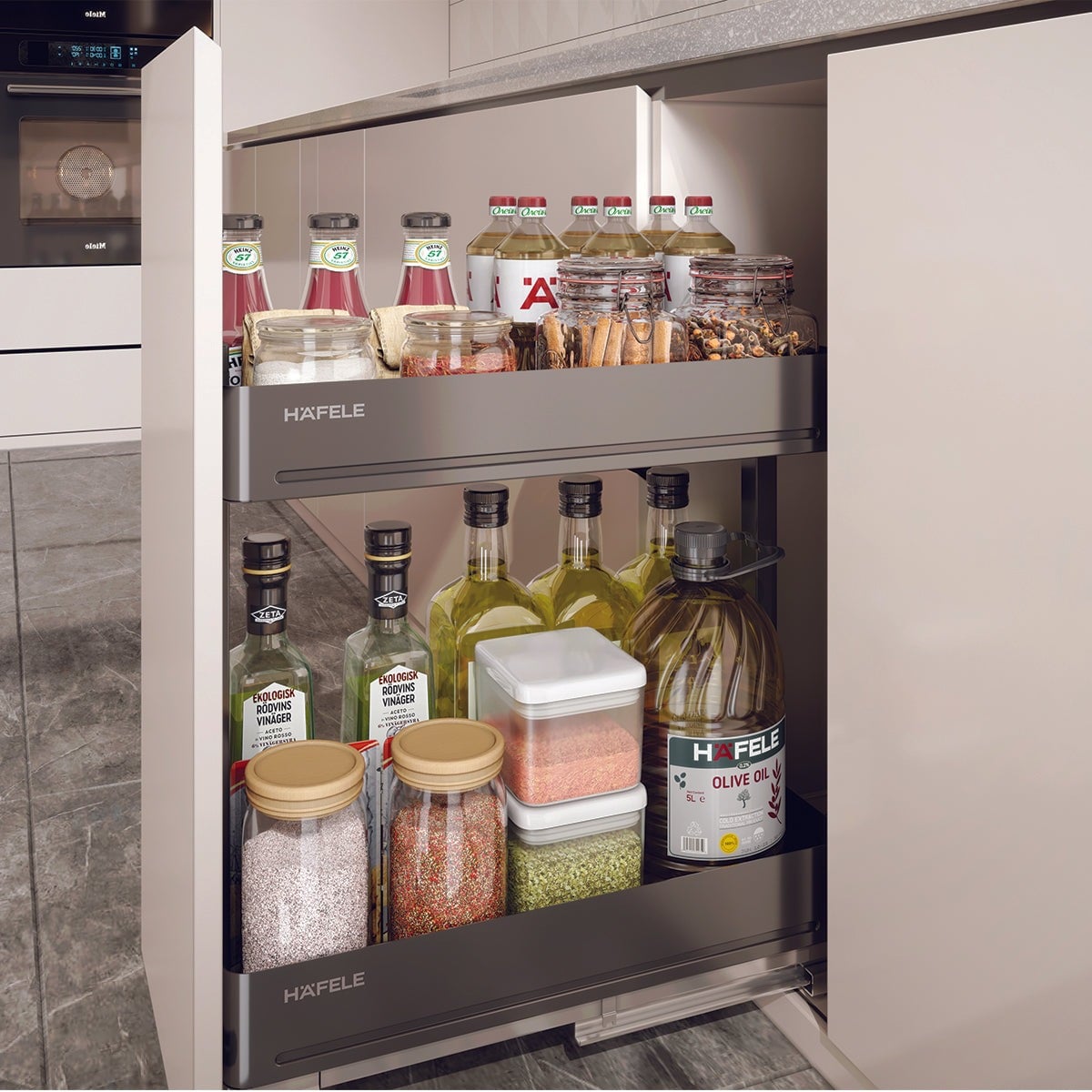 Rổ gia vị Hafele Utensio 400mm 545.14.324