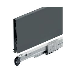 Ray hộp Hafele Matrix Box P Plus, chiều cao thành hộc 180mm Màu Xám Kim Loại 70kg 513.67.325