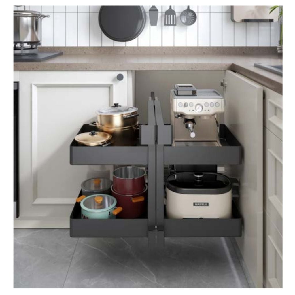 Rổ góc liên hoàn Hafele Utensio 900mm 545.14.339