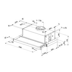 Máy hút mùi Hafele 60cm HC-H6013TB 533.89.000