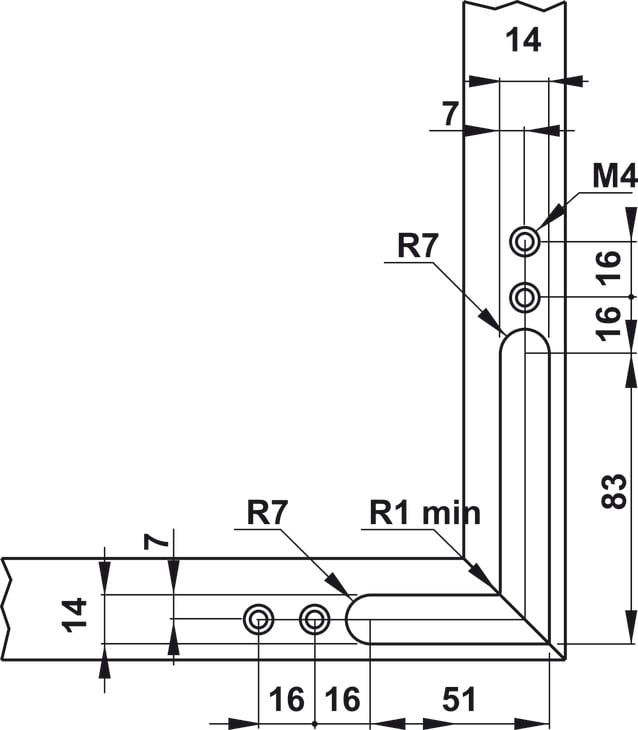 Bản lề âm 3 chiều (Phải trên / Trái dưới) cho cửa 30Kg màu đen Hafele 342.79.783