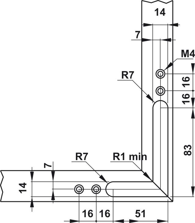 Bản lề âm 3 chiều (Trái trên / Phải dưới) cho cửa 30Kg màu nickel Hafele 342.79.780