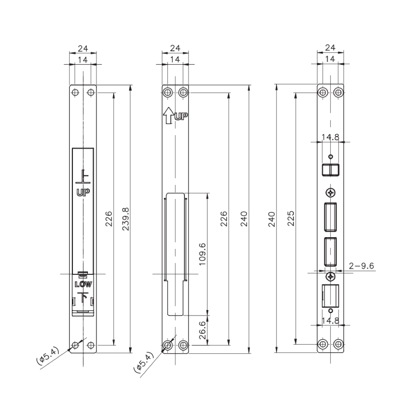 Khoá điện tử Hafele ML2502B 912.21.048