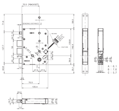 Khoá điện tử Hafele ML2502B 912.21.048