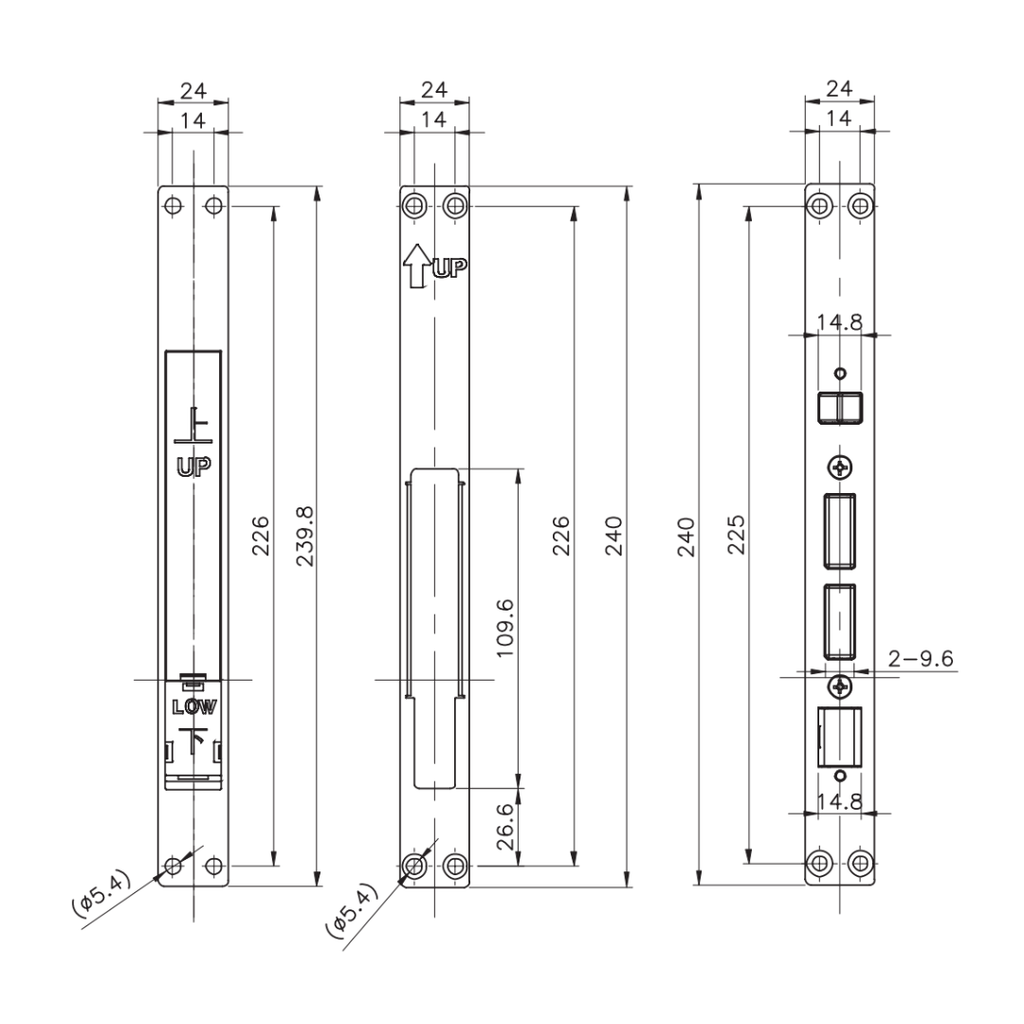 Khoá điện tử Hafele MP2503B 912.21.046